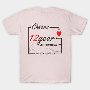 12 Year Anniversary T-Shirt